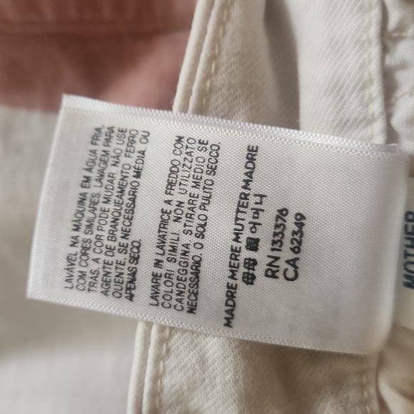 Jeans MOTHER beige pink rose - Picture 13 of 16